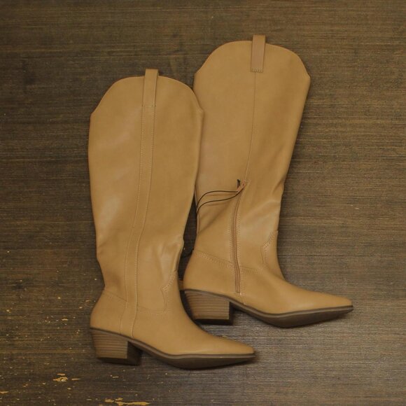 Universal Thread Shoes - Universal Thread Womens Sommer Western Boots 87929901 Light Brown 9M